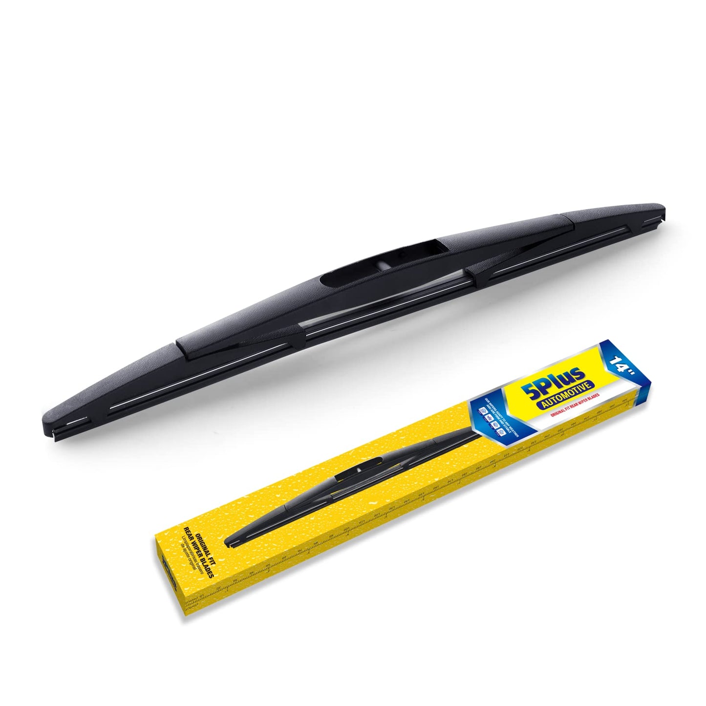 5 PLUS Rear Wiper Blade 14 inch (14-B), Replacement for Honda CRV 2011-2007 Fit 2020-2007 Pilot 2020-2016,2008-2003 /Acura RDX 2018-2007 MDX 2020-2014 Back Windshield Wiper Blade +More