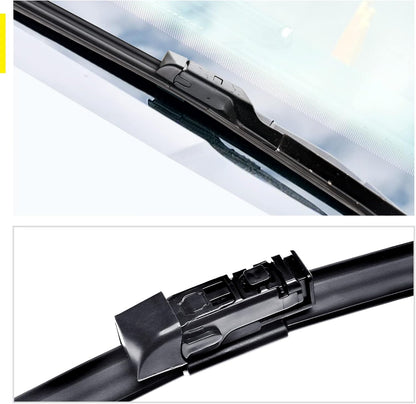 3 Wipers 26"/16"/12" Replacement For SUBARU CrossTrek 2023 2022 2021 2020 2019 2018 Impreza 2023-2017 wiper blades(Set of 3), 26 Inch+16 Inch Windshield Wiper Blades with 12 Inch Rear Wiper Blade